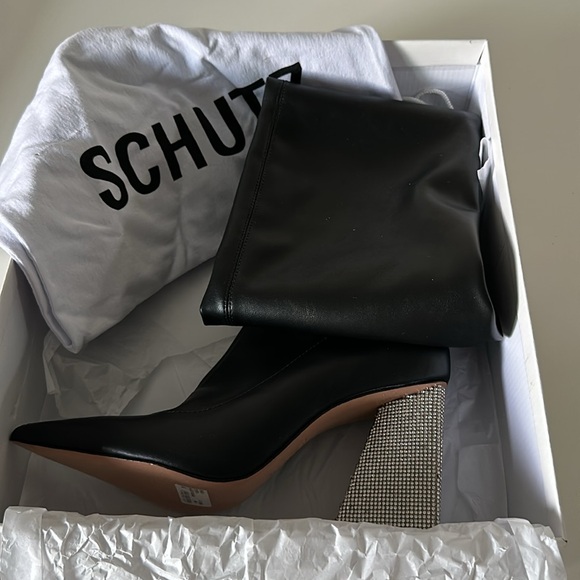 Schutz Cyrus Embellished Heel Over the Knee Boots in size 8 brand NEW - Picture 4 of 5